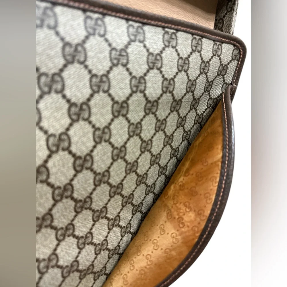 Vintage GUCCI GG briefcase attaché